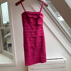 Barbie summer! Kenneth Cole - pink bandage dress size 0 - built in bra
